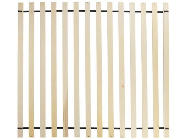 Polstret cremefarvet seng 180 x 200 cm dobbeltseng med rammehovedgærde klassisk traditionel