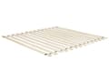 Miniatyrbild 11 av 11: Säng Krämfärgad Polyester Tyg Stoppad Ribbad 160 x 200 cm King Size Klassisk Traditionell Design Sovrum