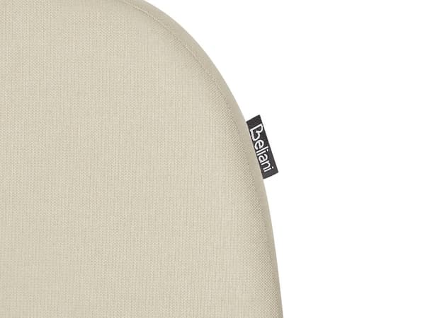 Vattensäng Krämfärgad Polyester Tyg Stoppad Ribbad 160 x 200 cm King Size Klassisk Traditionell Design Sovrum