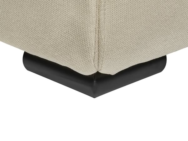 Vattensäng Krämfärgad Polyester Tyg Stoppad Ribbad 160 x 200 cm King Size Klassisk Traditionell Design Sovrum