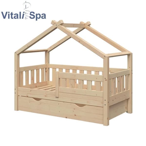 Vitalispa Design barnsäng, babysäng, tonårssäng, lådor, lamellbotten