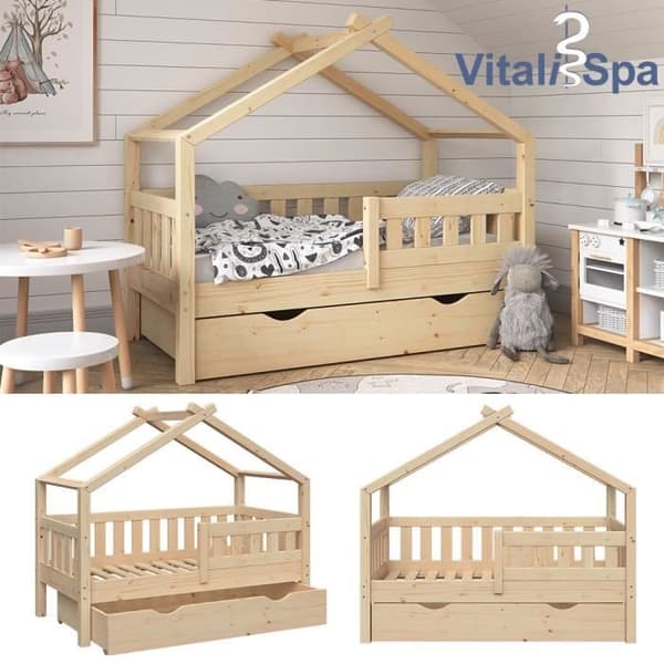 Vitalispa Design barnsäng, babysäng, tonårssäng, lådor, lamellbotten
