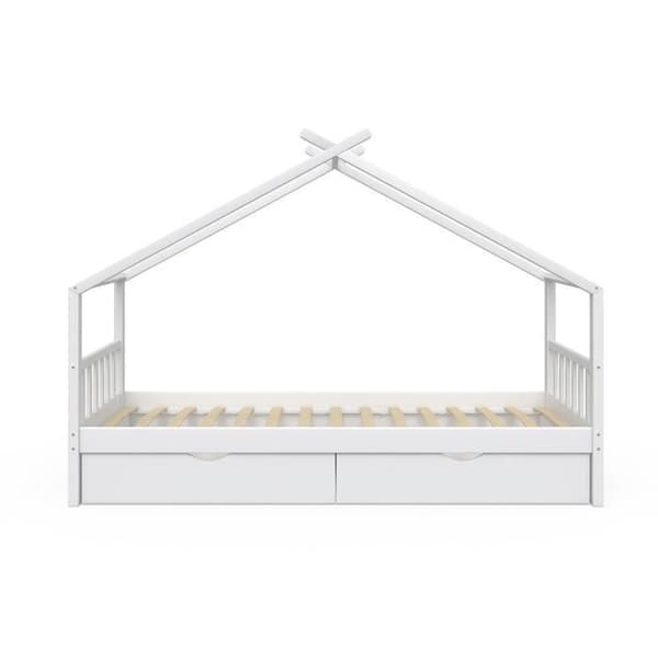 VITALISPA DESIGN barnsäng, kabinsäng, lådor och lamellbotten, 90 x 200