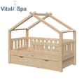 Miniatyrbild 2 av 4: Vitalispa Design barnsäng, babysäng, tonårssäng, lådor, lamellbotten