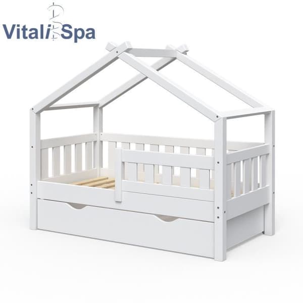 Vitalispa Design barnsäng, babysäng, tonårssäng, lådor, lamellbotten