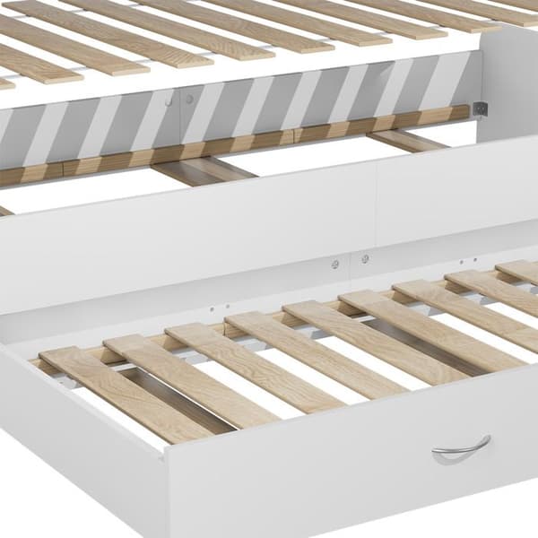 Oskar Store Jaspar barnsäng, vit, 90x200 cm med lamellbotten, utan madrass