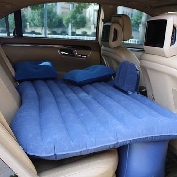 Tempo di saldi - TDSCARTRAVELBED - 8050705800667 Unisex uppblåsbar säng för vuxna, flerfärgad, 135 x 85 x 10 cm