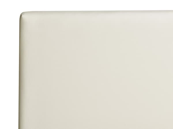 Seng Hvid Træ 160 x 200 cm Moderne Dobbeltseng med Sengegavl To Mands Lav Sengeramme LED Futon Minimalistisk Design Træseng Japansk