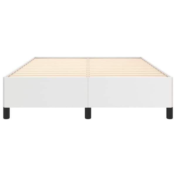 Sängram vit 140x190 cm konstläder