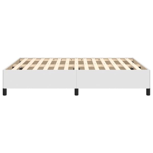 Sängram vit 140x190 cm konstläder