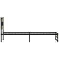 Miniatyrbilde 6 av 10: vidaXL Sengeramme i metall uten madrass sonoma eik 100x200 cm