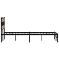 Miniatyrbilde 6 av 10: vidaXL Sengeramme uten madrass sonoma eik 140x200 cm konstruert tre