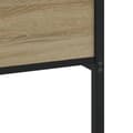 Miniatyrbilde 8 av 10: vidaXL Sengeramme uten madrass sonoma eik 100x200 cm konstruert tre