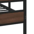 Miniatyrbilde 8 av 10: vidaXL Sengeramme uten madrass med hodegavl og fotgavl 120x200 cm