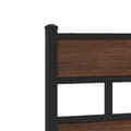 Miniatyrbilde 9 av 10: vidaXL Sengeramme uten madrass med hodegavl og fotgavl 120x200 cm