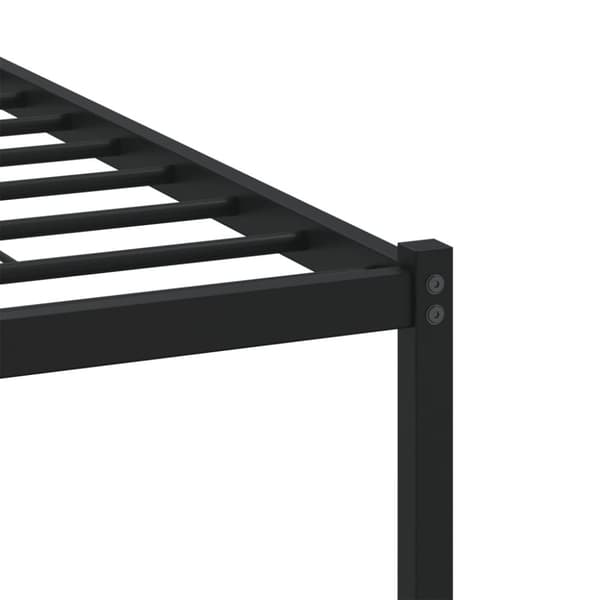 vidaXL Sengeramme uten madrass med hodegavl brun eik 137x190 cm