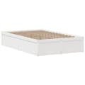 Miniatyrbilde 6 av 11: vidaXL Sengeramme uten madrass hvit 135x190 cm heltre furu