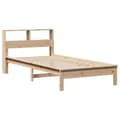 Miniatyrbilde 4 av 10: vidaXL Seng med bokhylle uten madrass 100x200 cm heltre furu