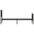 Miniatyrbilde 6 av 10: vidaXL Sengeramme uten madrass med hodegavl og fotgavl 107x203 cm