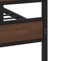 Miniatyrbilde 8 av 10: vidaXL Sengeramme uten madrass med hodegavl og fotgavl 107x203 cm