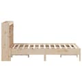Miniatyrbilde 6 av 11: vidaXL Seng med bokhylle uten madrass 140x190 cm heltre furu