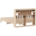 Miniatyrbilde 7 av 11: vidaXL Seng med bokhylle uten madrass 140x190 cm heltre furu