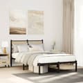 Miniatyrbillede 2 af 10: vidaXL sengeramme uden madras 120x200 cm metal sonoma-eg