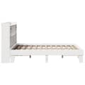 Miniatyrbilde 8 av 11: vidaXL Sengeramme uten madrass hvit 140x190 cm heltre furu