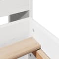 Miniatyrbilde 10 av 11: vidaXL Sengeramme uten madrass hvit 140x190 cm heltre furu