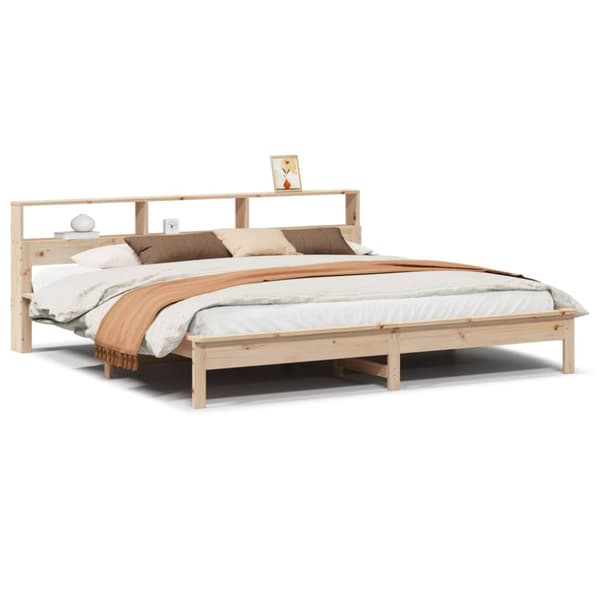 vidaXL sengeramme uden madras 180x200 cm massivt fyrretræ