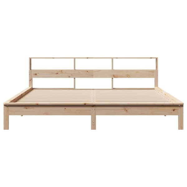vidaXL sengeramme uden madras 180x200 cm massivt fyrretræ