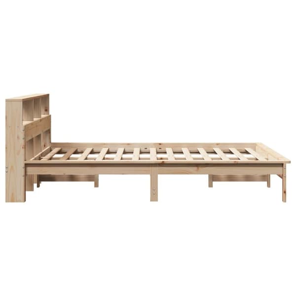 vidaXL Sengeramme uten madrass 140x190 cm heltre furu