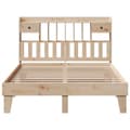 Miniatyrbilde 5 av 11: vidaXL Sengeramme uten madrass 150x200 cm heltre furu
