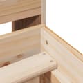 Miniatyrbilde 10 av 11: vidaXL Sengeramme uten madrass 150x200 cm heltre furu