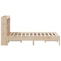 Miniatyrbilde 6 av 11: vidaXL Seng med bokhylle uten madrass 140x200 cm heltre furu