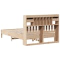 Miniatyrbilde 7 av 11: vidaXL Seng med bokhylle uten madrass 140x200 cm heltre furu
