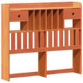 Miniatyrbilde 9 av 11: vidaXL Sengeramme uten madrass brun 135x190 cm heltre furu