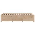 Pikkukuva 6 / 11: vidaXL Sängynrunko ilman patjaa laatikoilla 90x200 cm täysi mänty