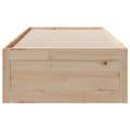 Miniatyrbilde 5 av 11: vidaXL Sengeramme uten madrass med skuffer 90x200 cm heltre furu