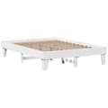 Miniatyrbilde 6 av 11: vidaXL Sengeramme uten madrass hvit 140x200 cm heltre furu