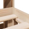 Miniatyrbilde 10 av 11: vidaXL Seng med bokhylle uten madrass 160x200 cm heltre furu