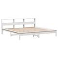 Miniatyrbilde 4 av 10: vidaXL Sengeramme uten madrass hvit 180x200 cm heltre furu
