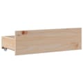Miniatyrbilde 9 av 11: vidaXL Seng med bokhylle uten madrass 75x190 cm heltre furu