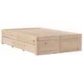 Pikkukuva 7 / 11: vidaXL Sängynrunko ilman patjaa laatikoilla 135x190 cm täysi mänty