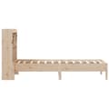 Miniatyrbilde 6 av 11: vidaXL Seng med bokhylle uten madrass 75x190 cm heltre furu