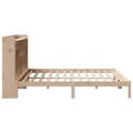 Miniatyrbilde 8 av 11: vidaXL Seng med bokhylle uten madrass 200x200 cm heltre furu
