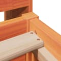 Miniatyrbilde 10 av 11: vidaXL Sengeramme uten madrass voksbrun 100x200 cm heltre furu