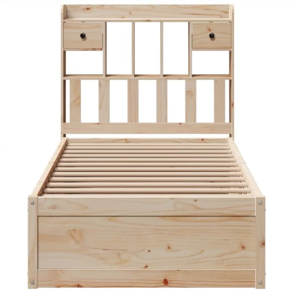vidaXL Sengeramme uten madrass 90x190 cm heltre furu