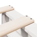 Miniatyrbilde 10 av 11: vidaXL Seng med bokhylle uten madrass hvit 160x200 cm heltre furu