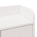 Miniatyrbilde 11 av 11: vidaXL Seng med bokhylle uten madrass hvit 160x200 cm heltre furu